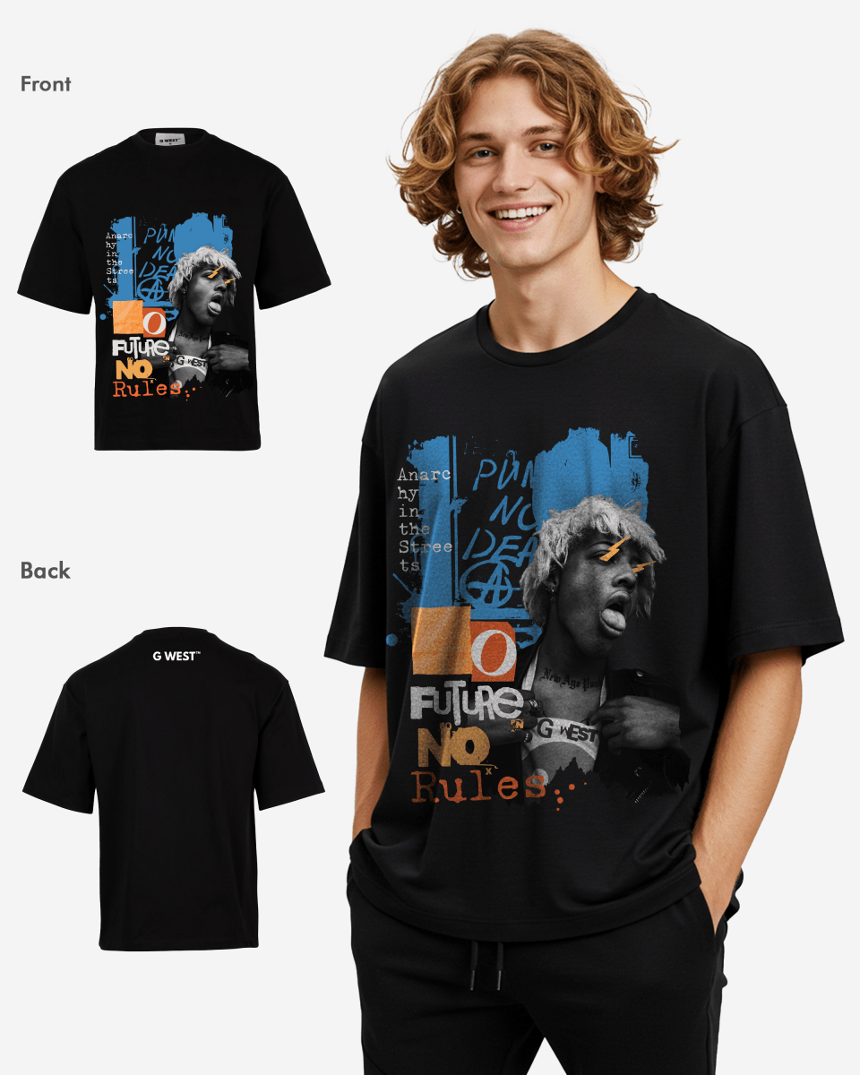 G - WEST FUTURE NO RULES OVERSIZED TEE GWROJMT117 - G West