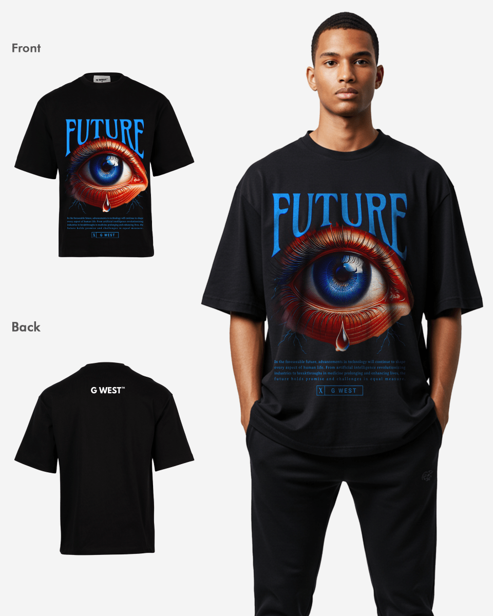 G - WEST FUTURE OVERSIZED TEE GWROJMT142 - G West