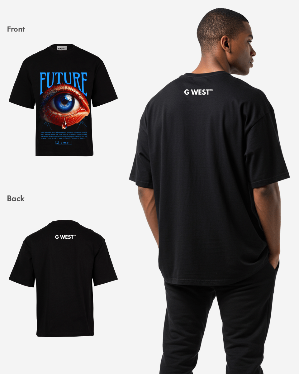 G - WEST FUTURE OVERSIZED TEE GWROJMT142 - G West
