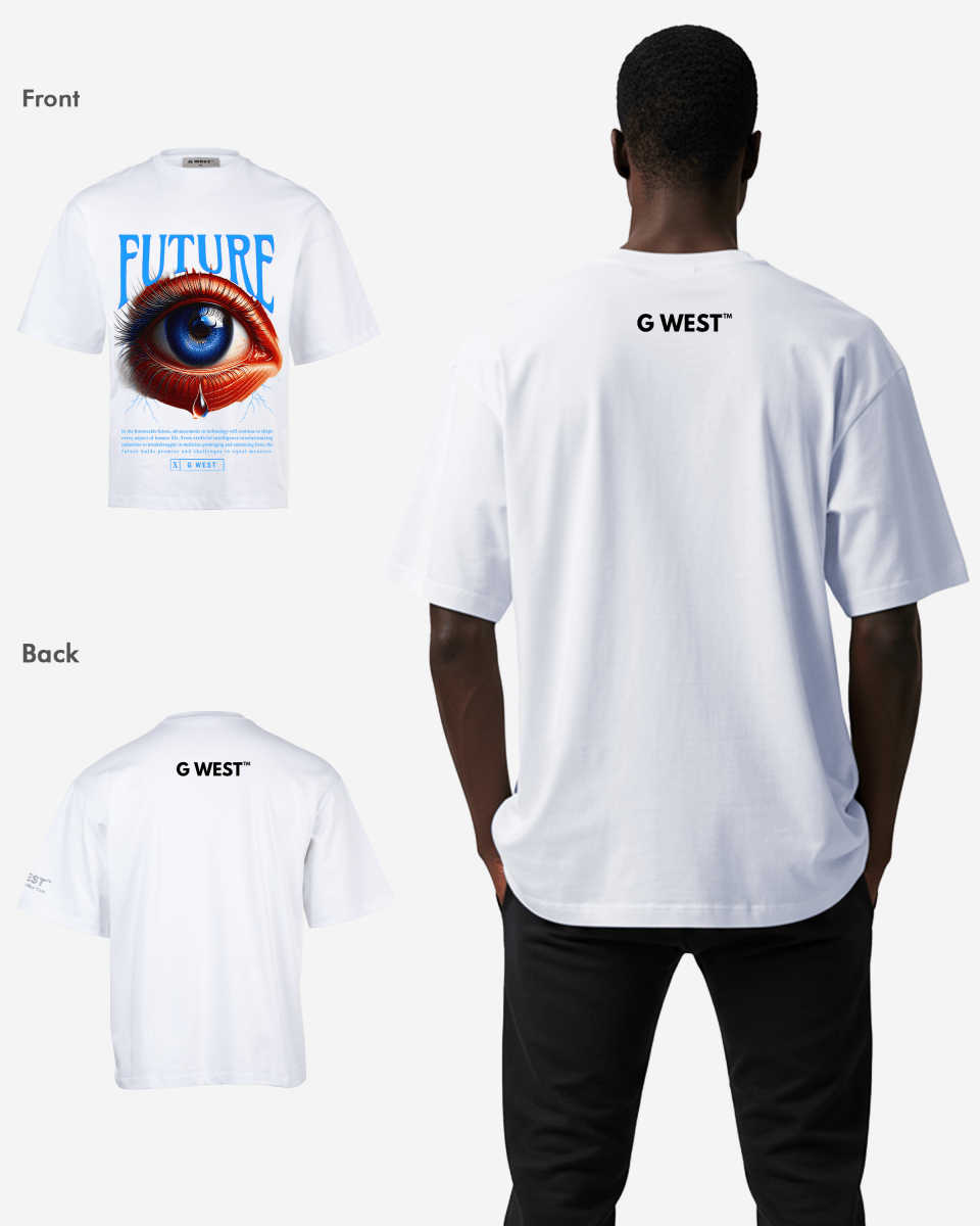G - WEST FUTURE OVERSIZED TEE GWROJMT142 - G West