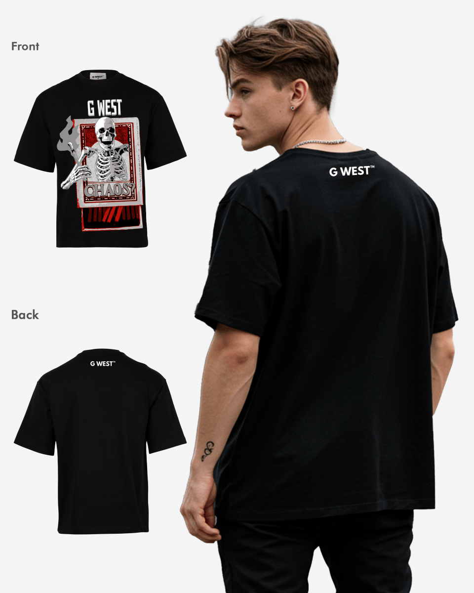 G - WEST G CHAOS OVERSIZED TEE GWROJMT56 - G West