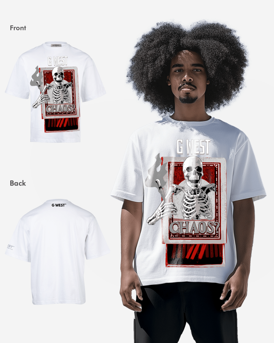 G - WEST G CHAOS OVERSIZED TEE GWROJMT56 - G West