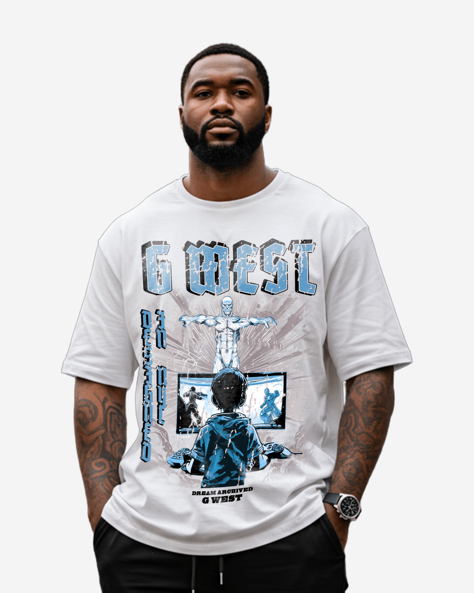 G West Game of G Baby Blue Tee Big and Tall - G West