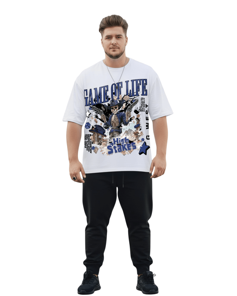 G West Game Of Life Big And Tall Oversized T-Shirt - G West