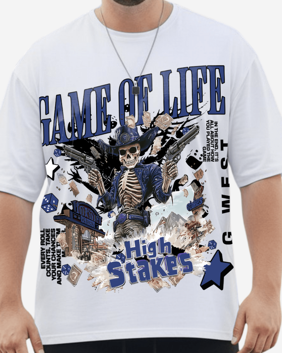 G West Game Of Life Big And Tall Oversized T-Shirt - G West