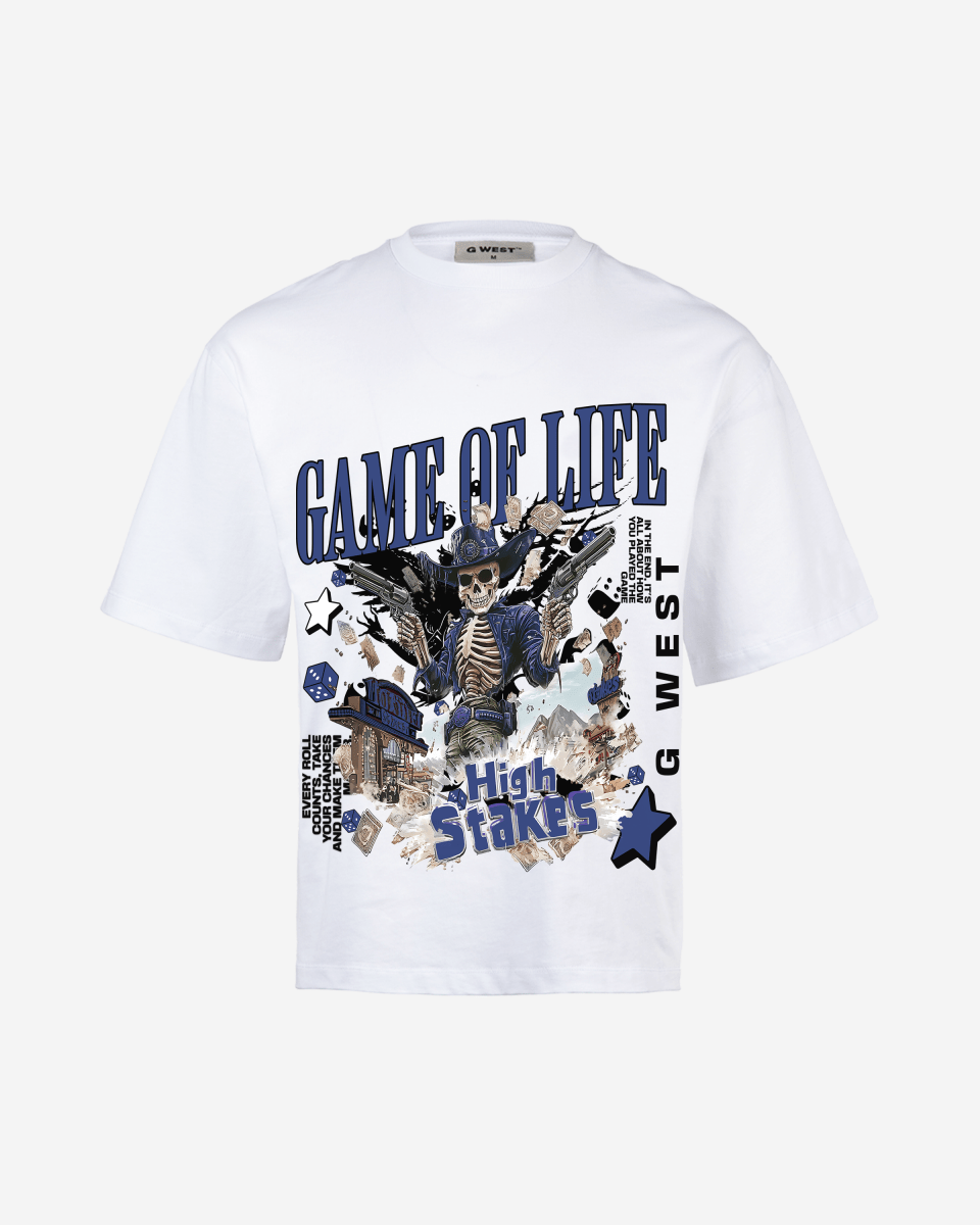 G West Game Of Life Big And Tall Oversized T-Shirt - G West