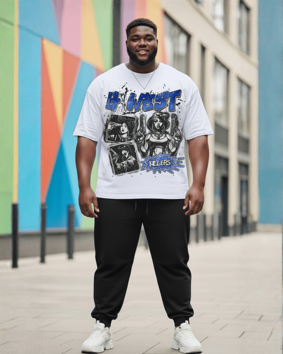 G West Gangsta Godesses Big and Tall Oversized T-Shirt - G West