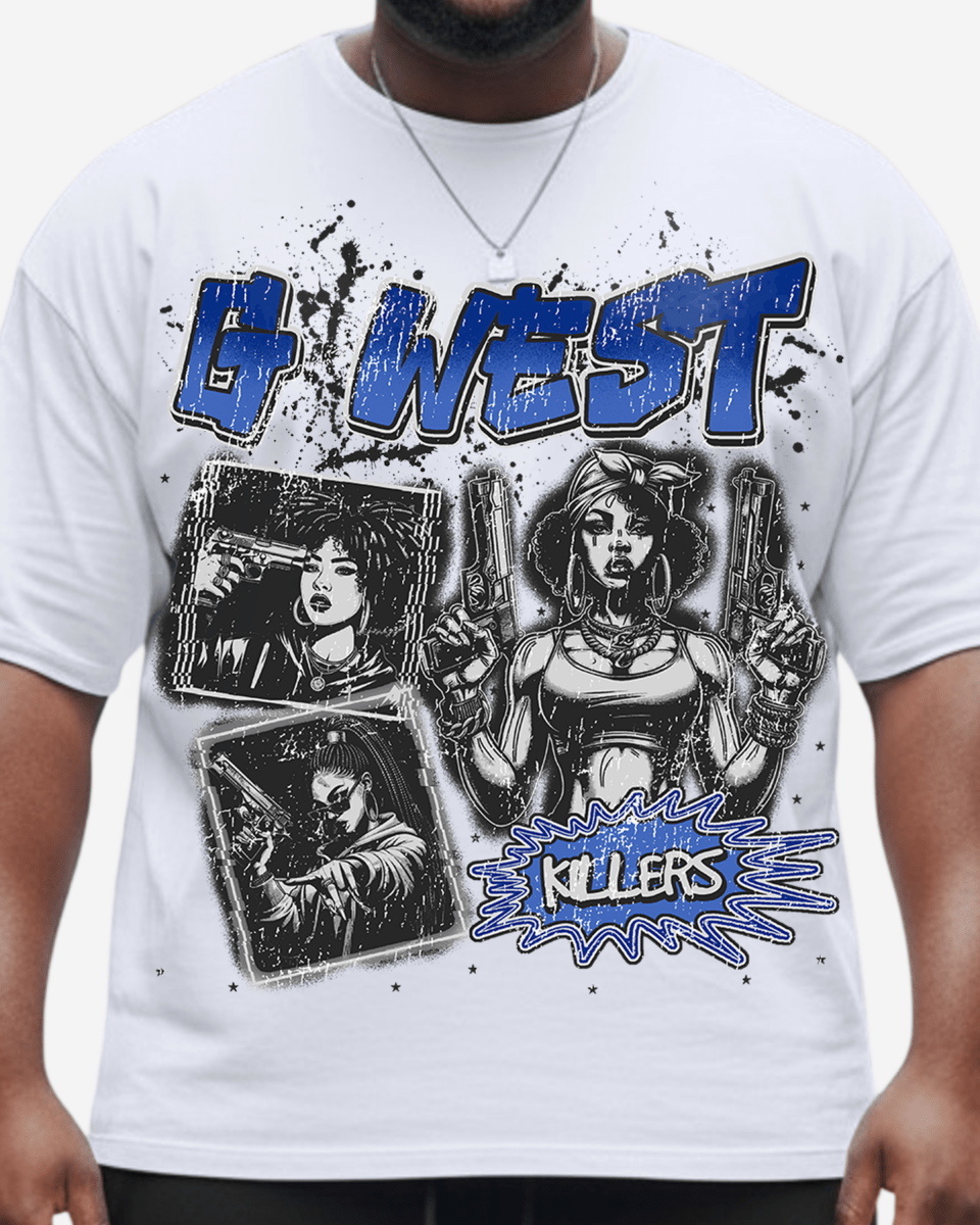 G West Gangsta Godesses Big and Tall Oversized T-Shirt - G West