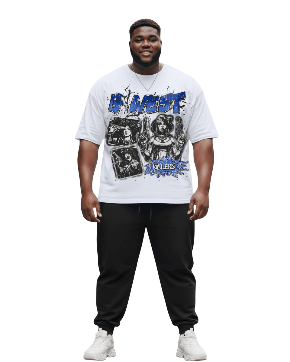 G West Gangsta Godesses Big and Tall Oversized T-Shirt - G West