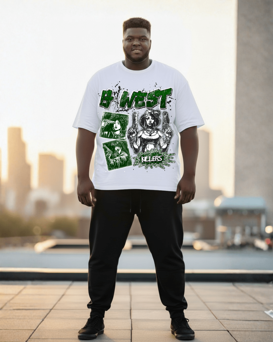G West Gangsta Godesses Big and Tall Oversized T-Shirt - G West