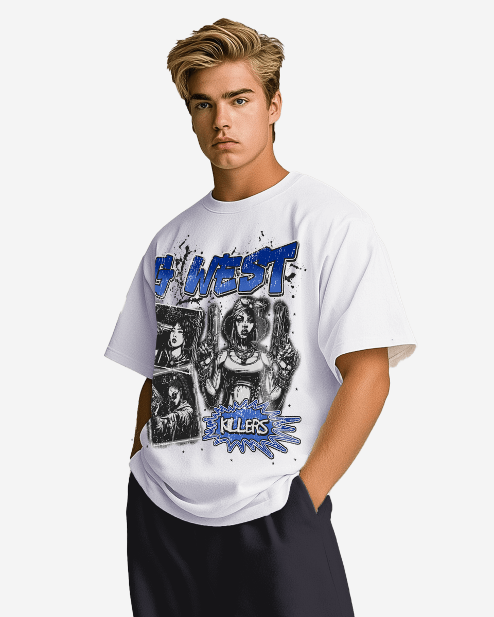 G West Gangsta Godesses Oversized Tee - G West