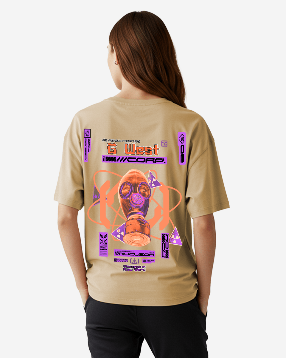 G West Gas Helmetlife Style Oversized Tee - WOMEN - G West