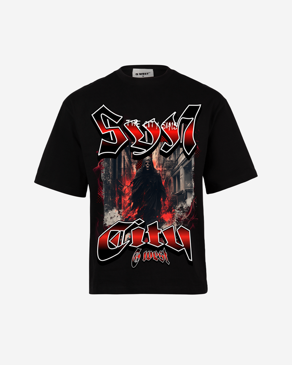 G WEST Ghost City Oversized Tee - G West