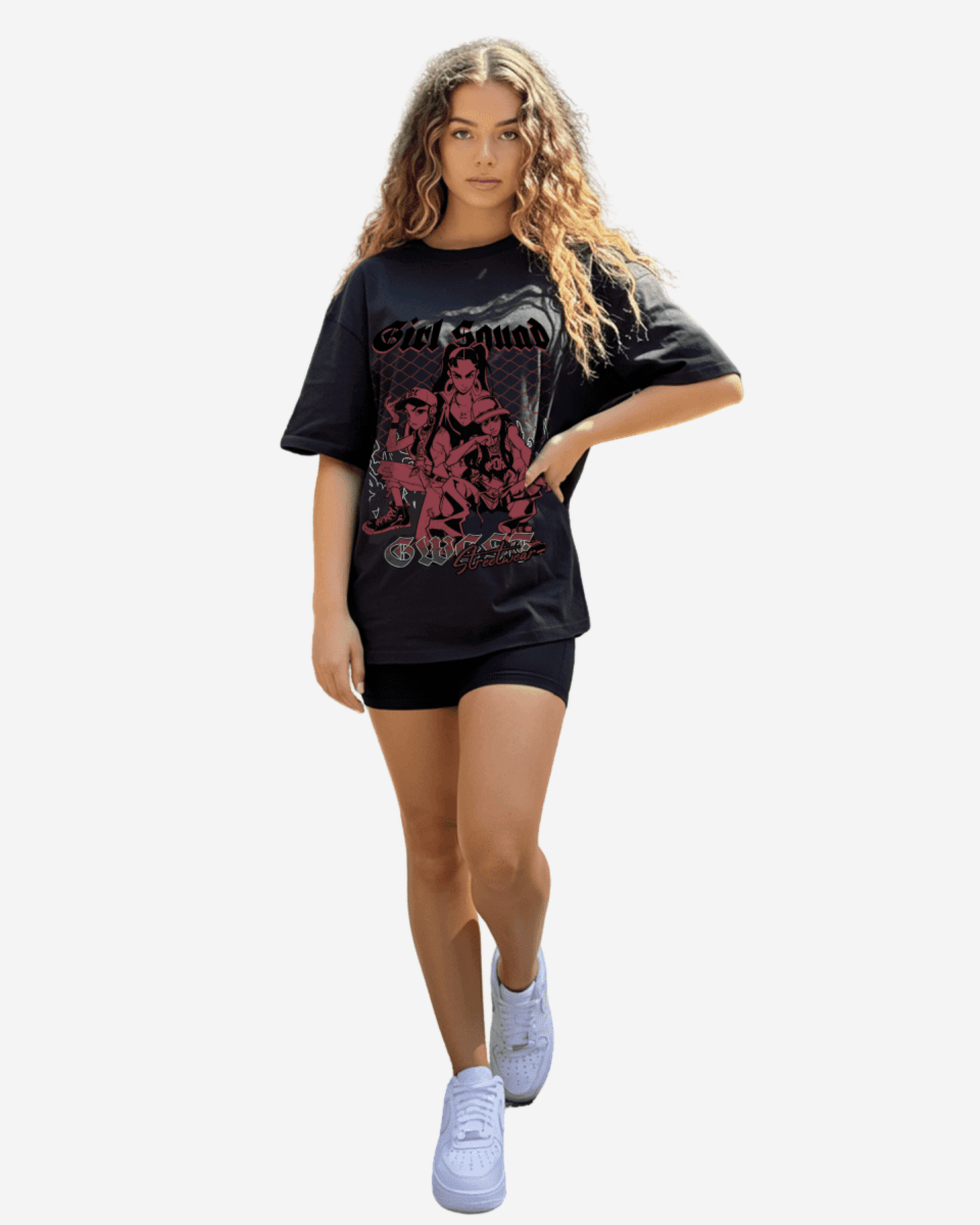 G West Girl Squad Oversized Women's T-Shirt - G West