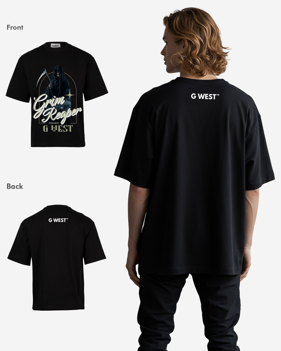 G - WEST GRIM REAPER OVERSIZED TEE GWROJMT165 - G West