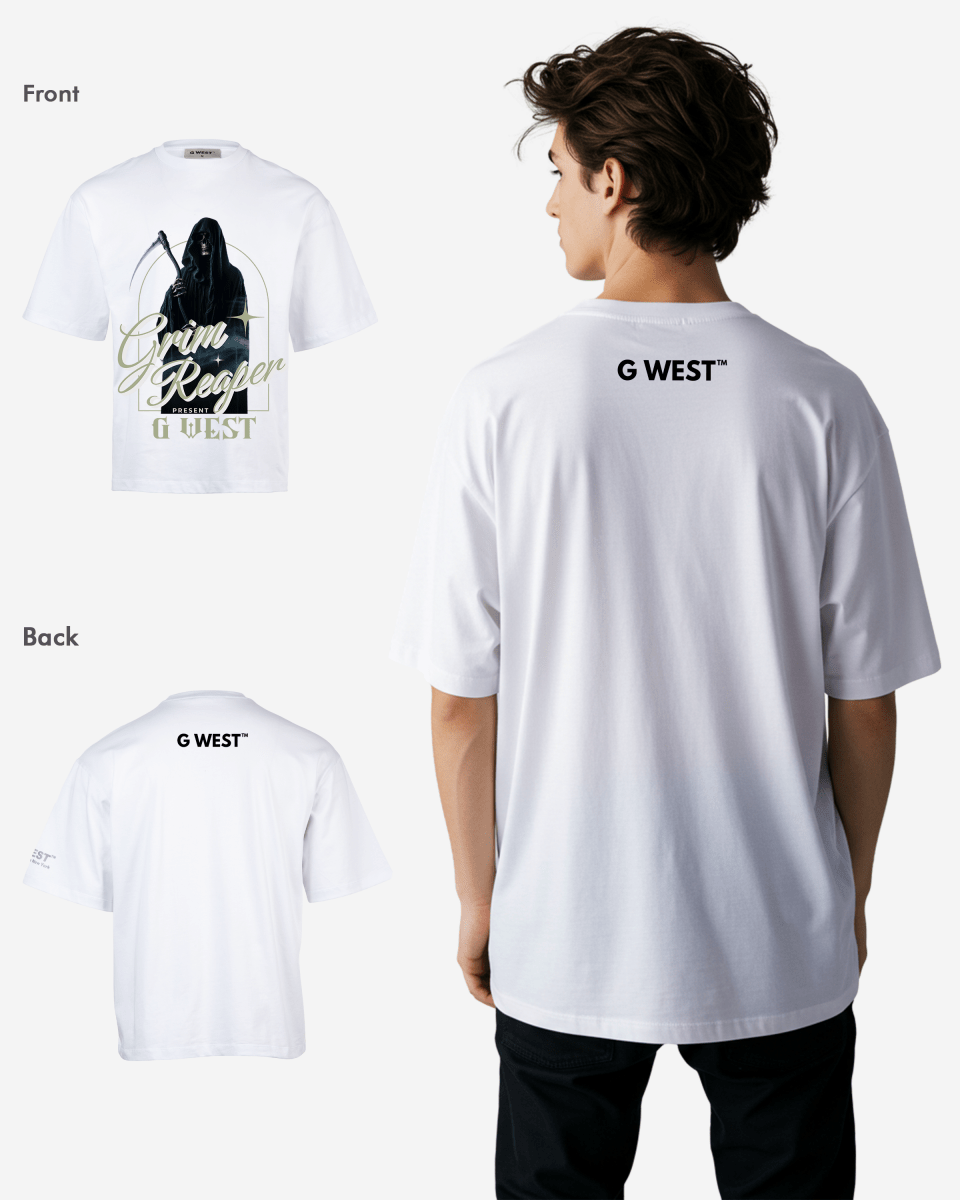 G - WEST GRIM REAPER OVERSIZED TEE GWROJMT165 - G West
