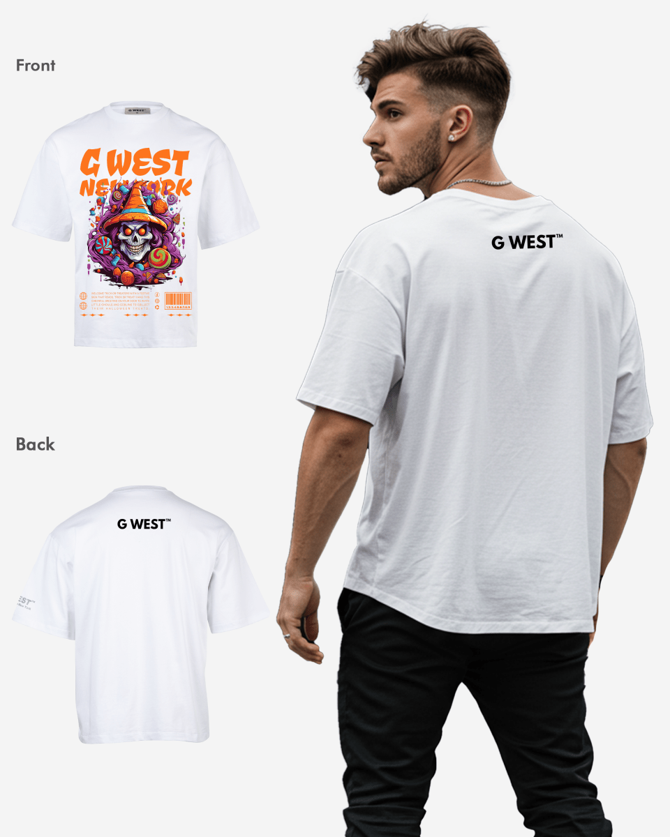 G - WEST HALLOWEEN OVERSIZED TEE GWROJMT163 - G West