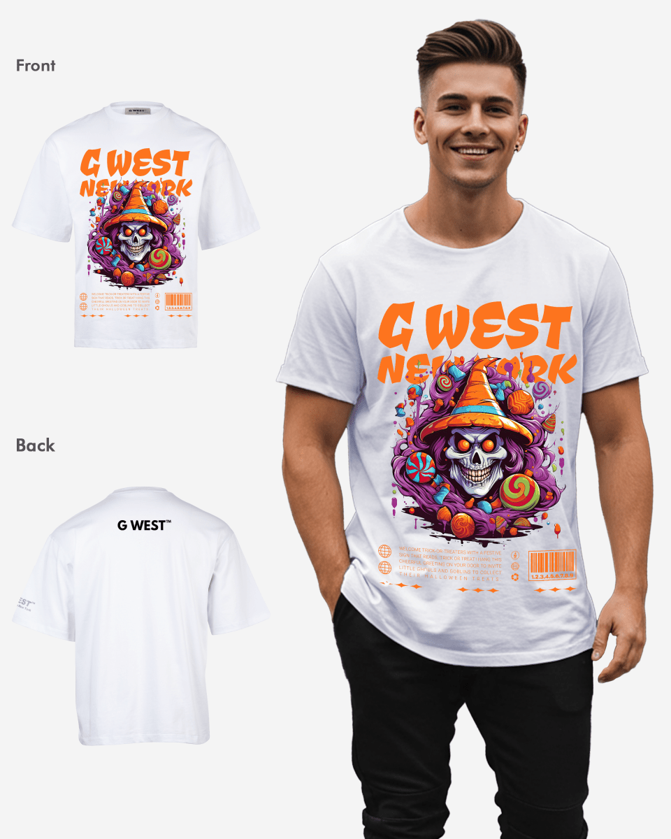 G - WEST HALLOWEEN OVERSIZED TEE GWROJMT163 - G West