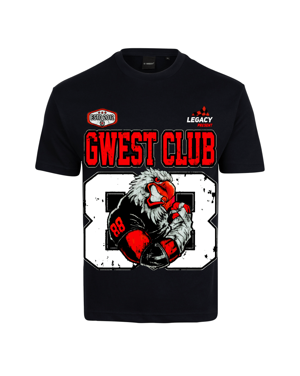 G West Hawk Squad 88 Men's Big And Tall T-Shirt - G West