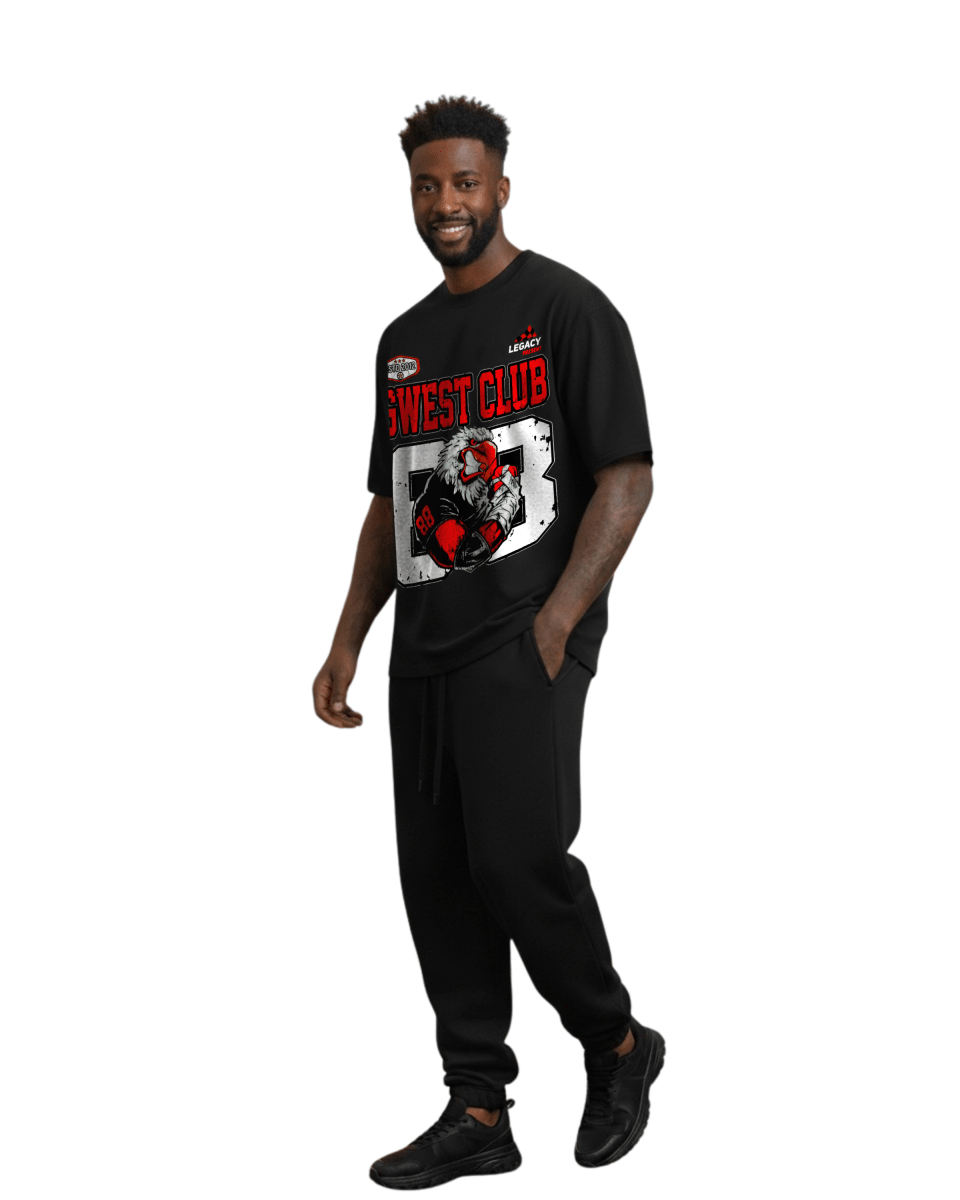 G West Hawk Squad 88 Oversized Men's T-Shirt - G West