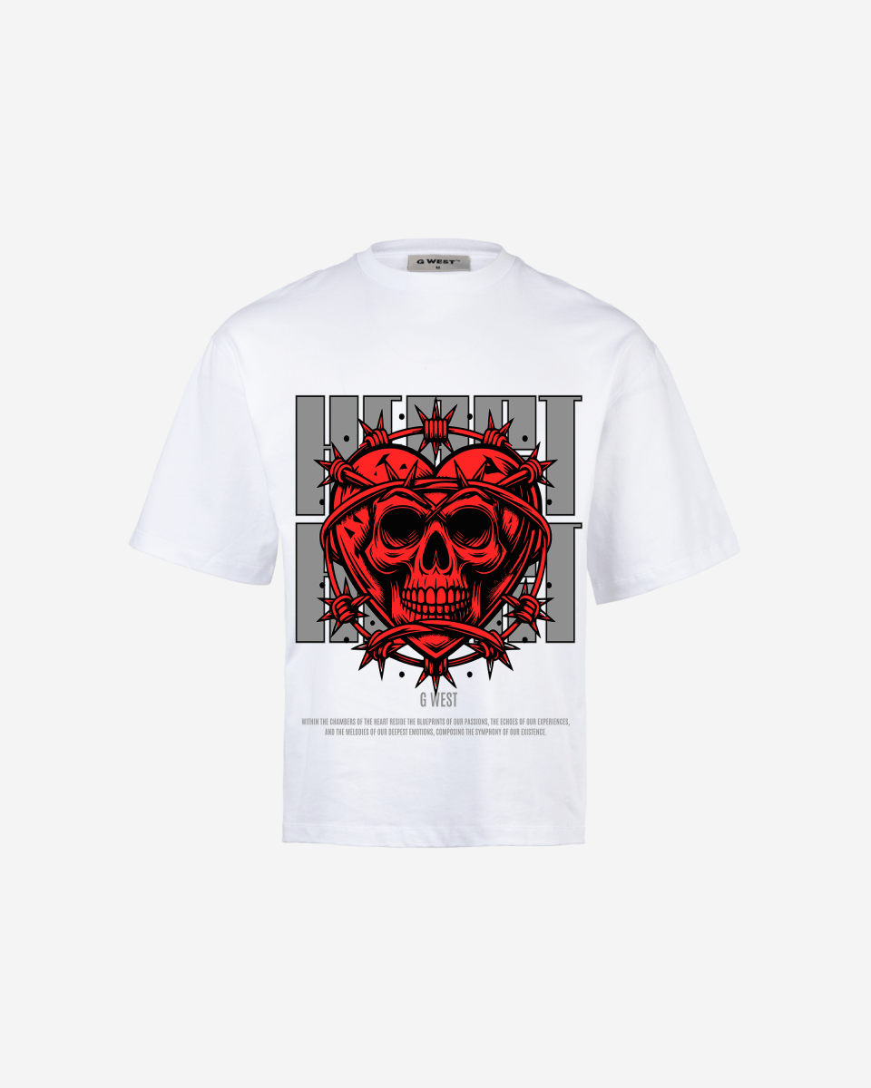 G - WEST HEARTWIRED OVERSIZED TEE GWROJMT183 - G West