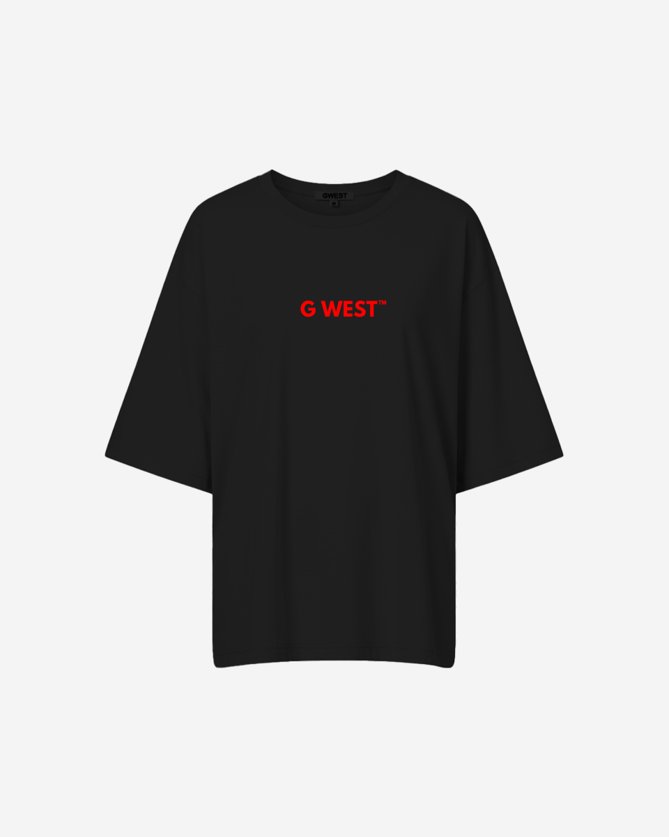 G West Heavyweight Logo Wear Oversized T-Shirt - WOMEN - G West