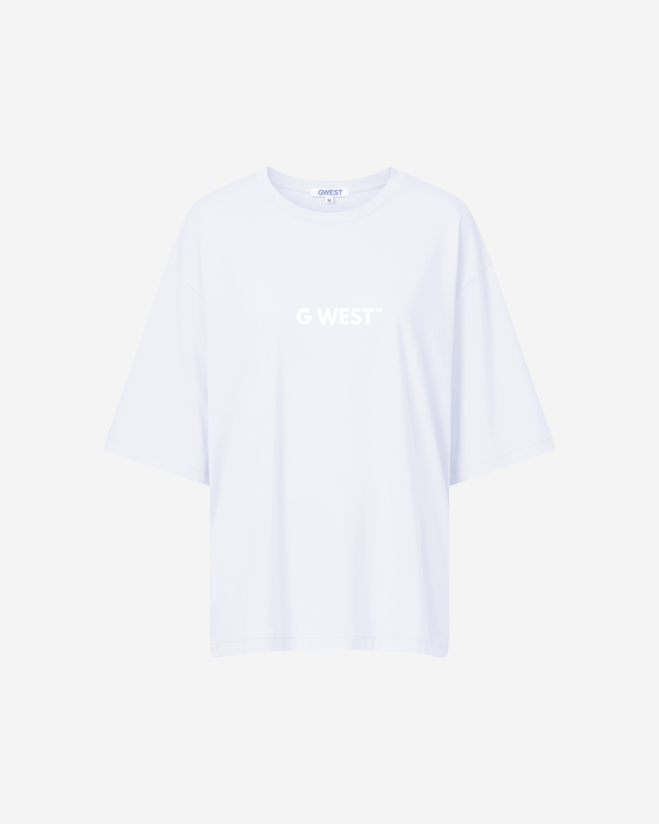 G West Heavyweight Logo Wear Oversized T-Shirt - WOMEN - G West