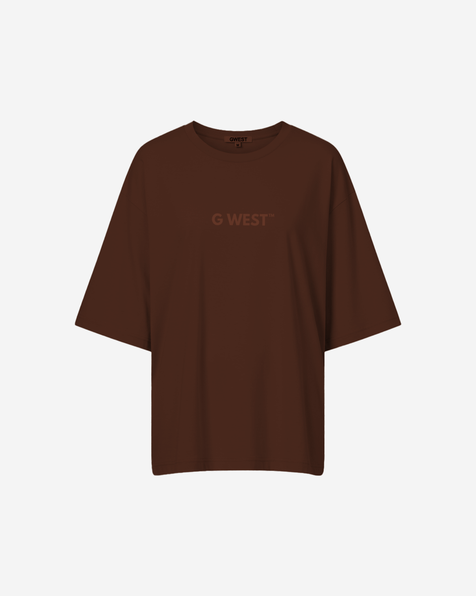 G West Heavyweight Logo Wear Oversized T-Shirt - WOMEN - G West
