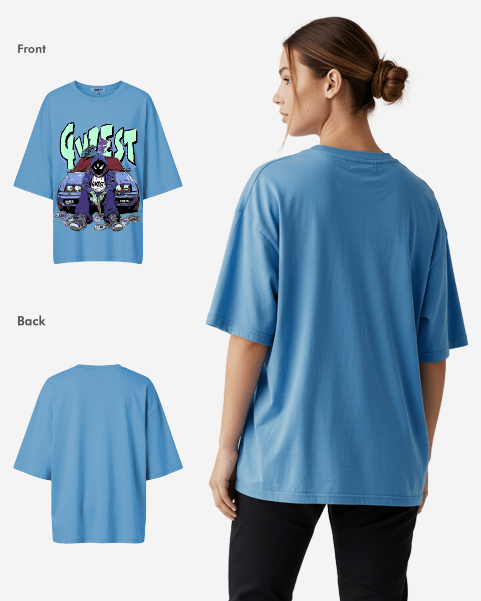 G WEST HEIST Oversized TEE - WOMEN - G West