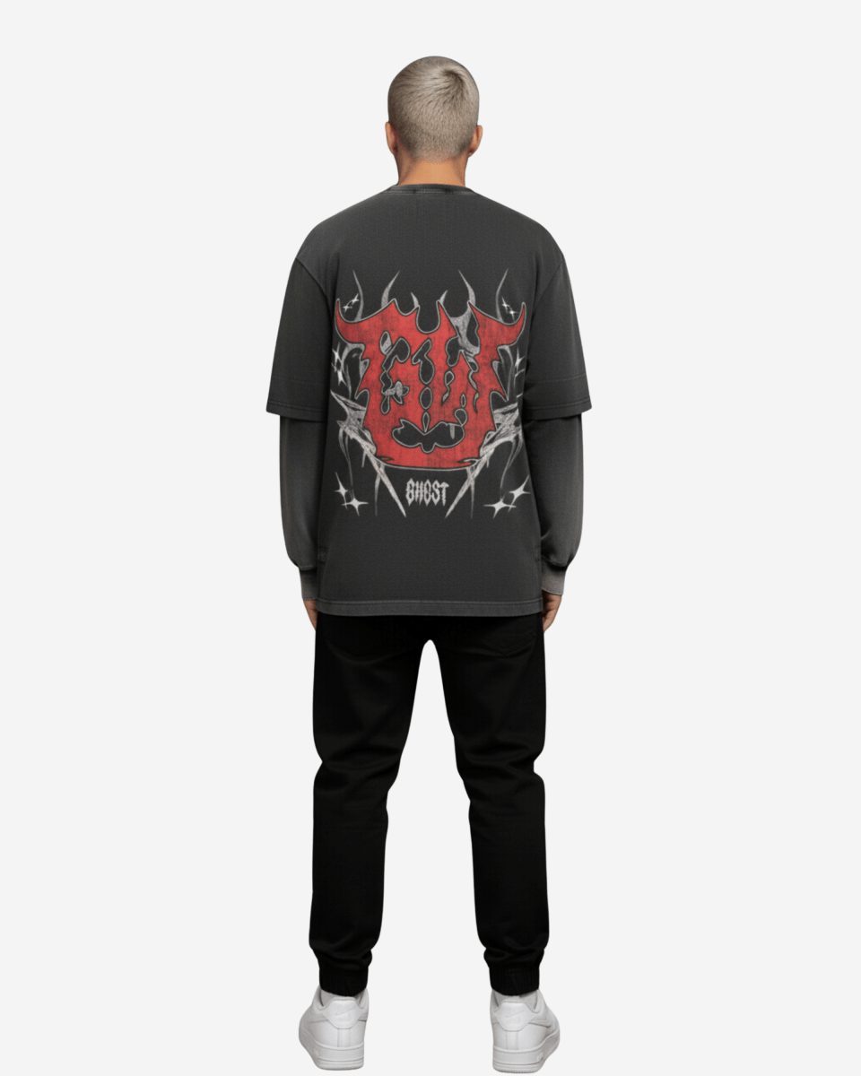 G West Hell Claw Two Tone Sleeve Men's Tee - G West