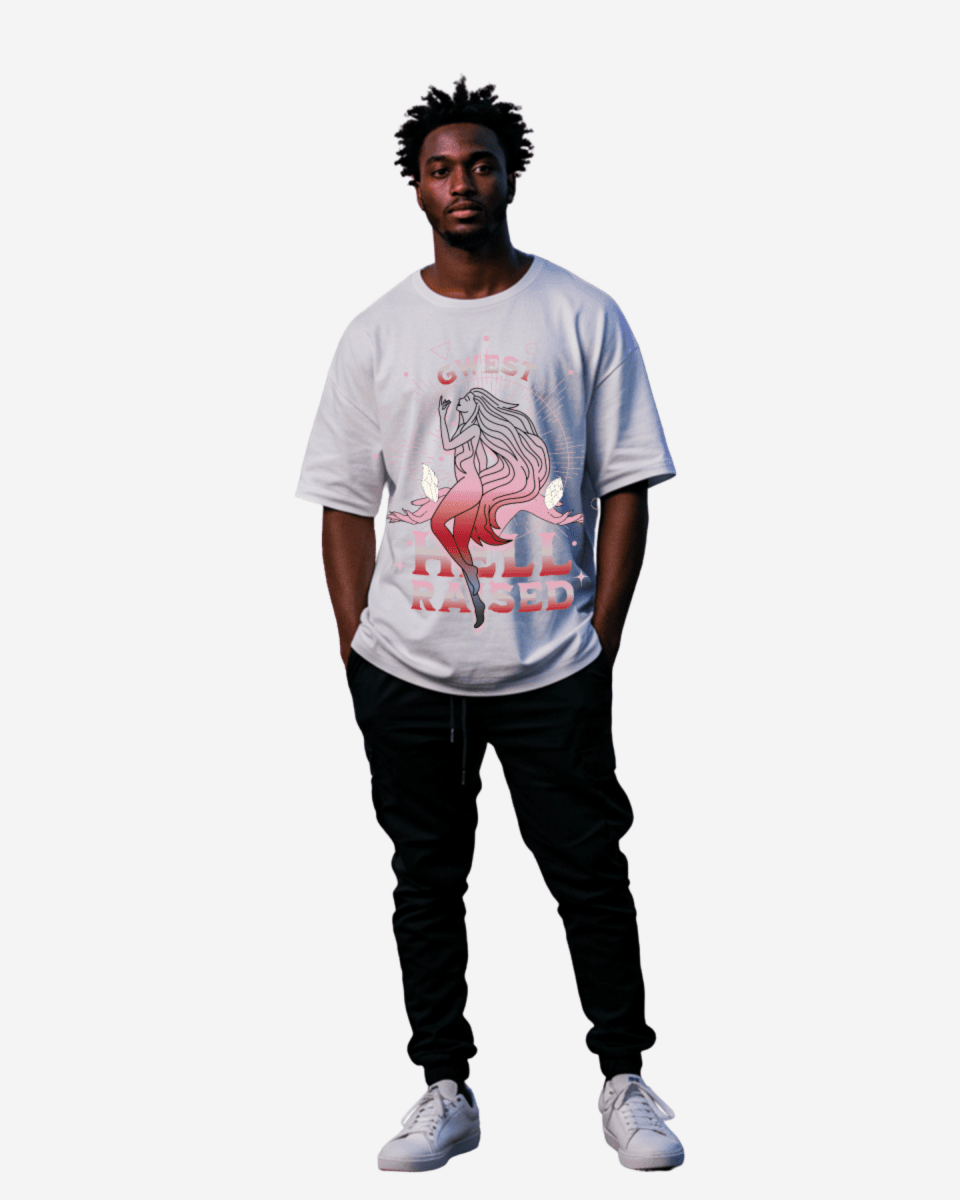 G West Hell Raised Oversized Men's T-Shirt - G West