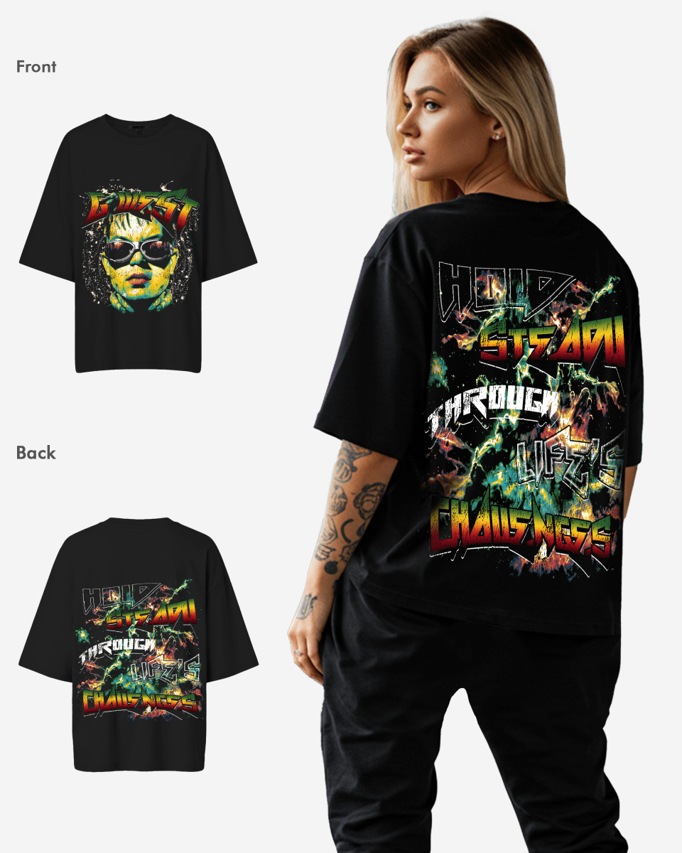G West Hold Steady Premium Oversized Tee - WOMEN - G West