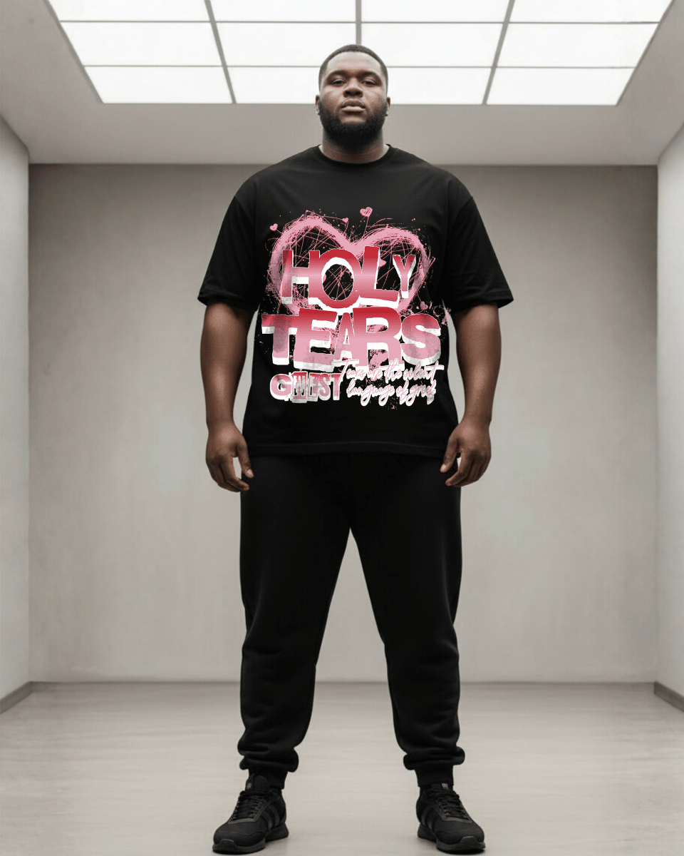 G West Holy Tears Big And Tall Oversized T-Shirt - G West