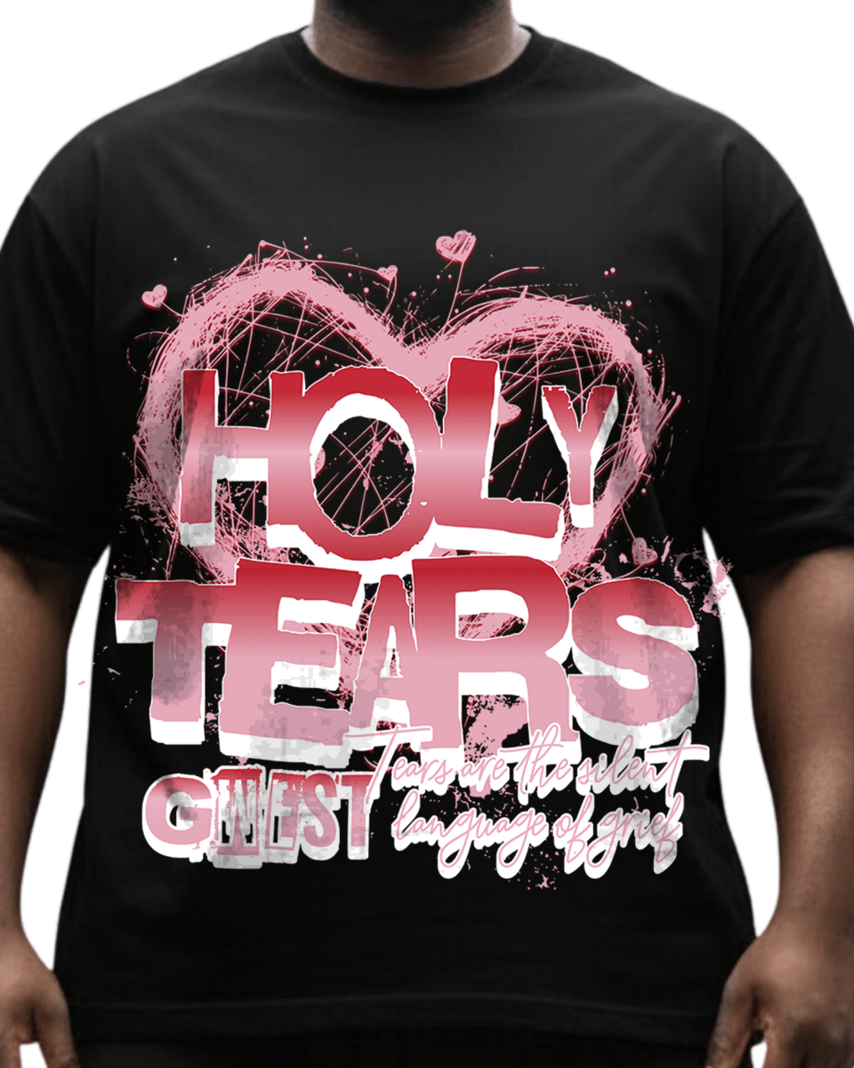G West Holy Tears Big And Tall Oversized T-Shirt - G West
