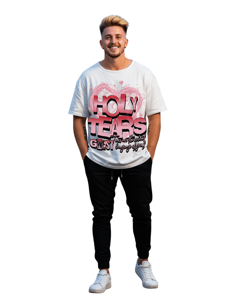 G West Holy Tears Men's Oversized T-Shirt - G West