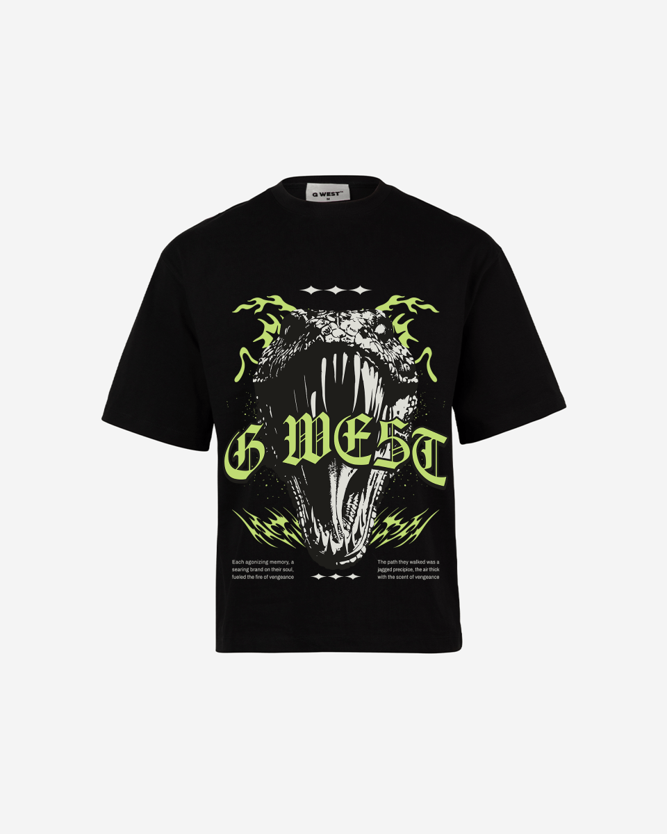 G - WEST HUNGER UNLEASHED OVERSIZED TEE GWROJMT192 - G West