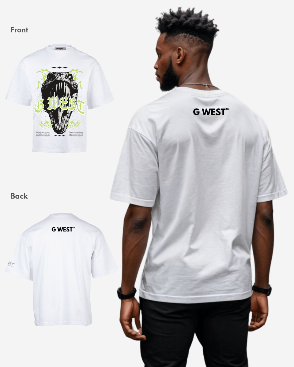 G - WEST HUNGER UNLEASHED OVERSIZED TEE GWROJMT192 - G West