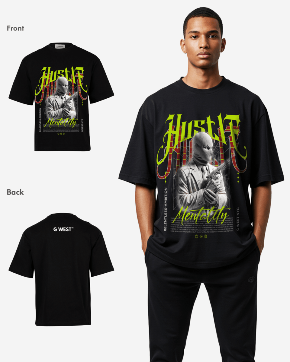 G - WEST HUSTIF OVERSIZED TEE GWROJMT104 - G West