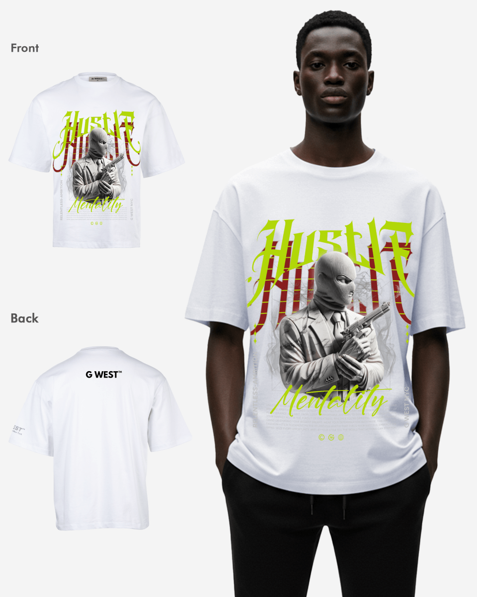 G - WEST HUSTIF OVERSIZED TEE GWROJMT104 - G West