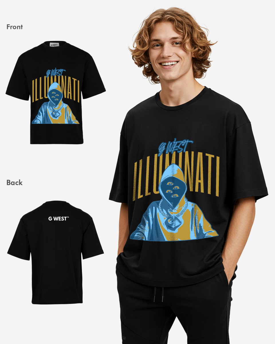 G - WEST ILLUMINATI OVERSIZED TEE GWROJMT23 - G West