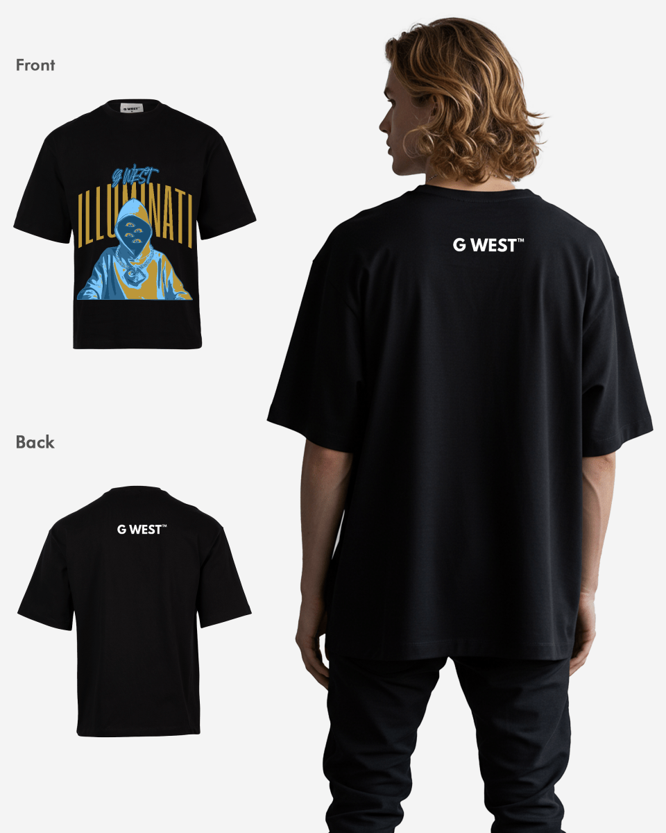 G - WEST ILLUMINATI OVERSIZED TEE GWROJMT23 - G West