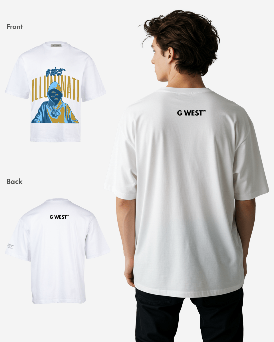 G - WEST ILLUMINATI OVERSIZED TEE GWROJMT23 - G West