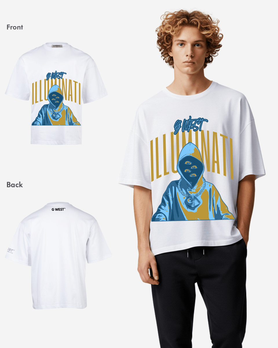 G - WEST ILLUMINATI OVERSIZED TEE GWROJMT23 - G West
