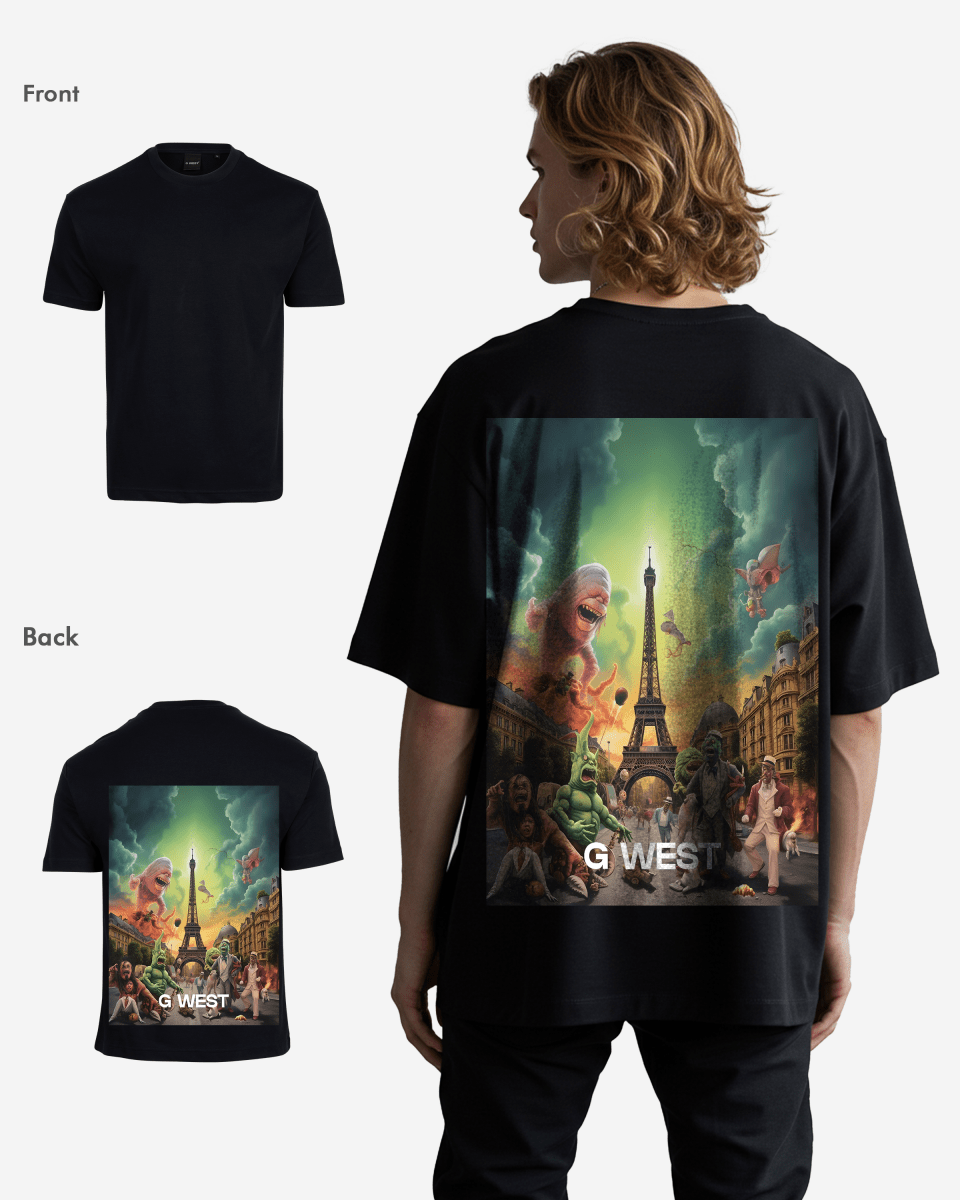 G West In Paris Oversized T-Shirt - 5 Colors - G West
