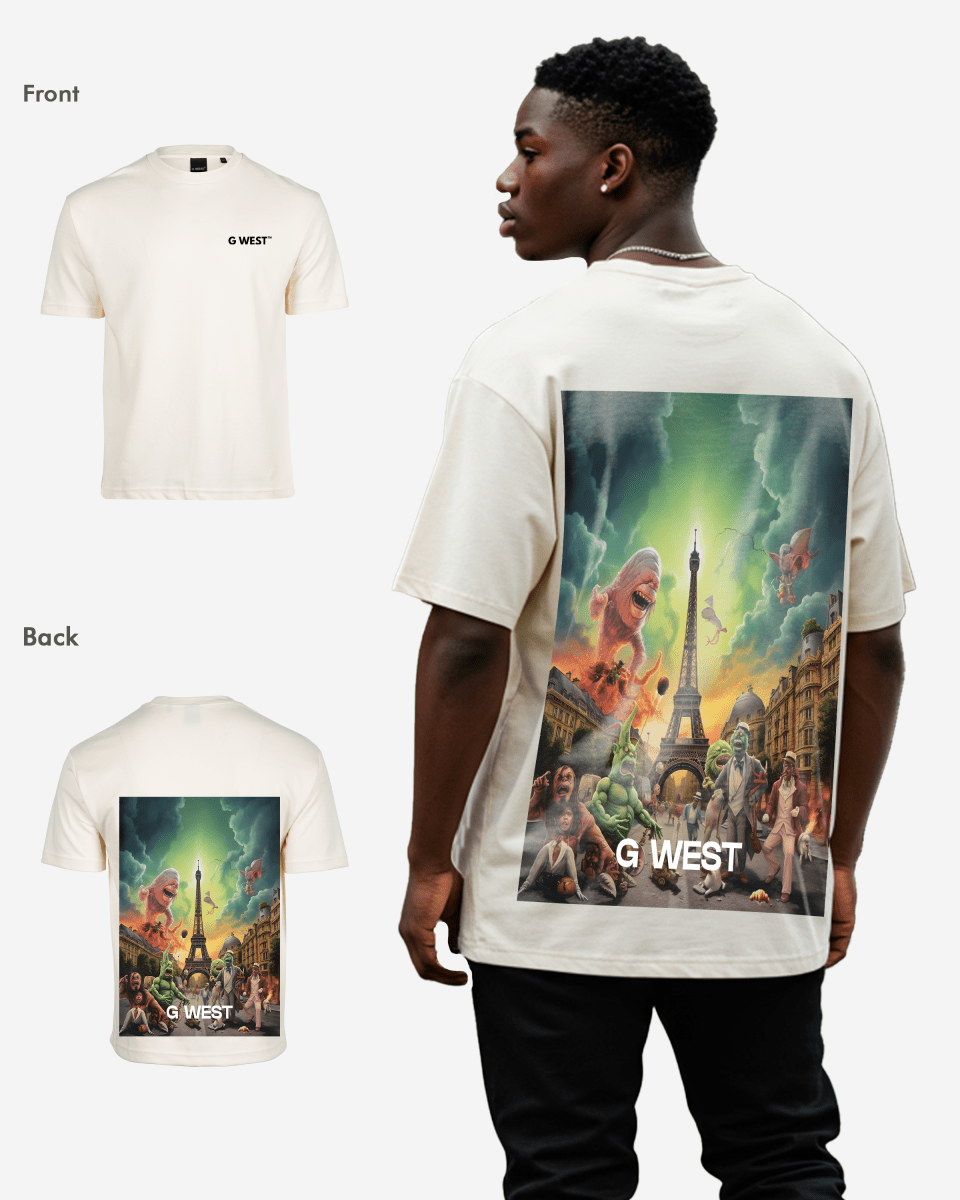 G West In Paris Oversized T-Shirt - 5 Colors - G West