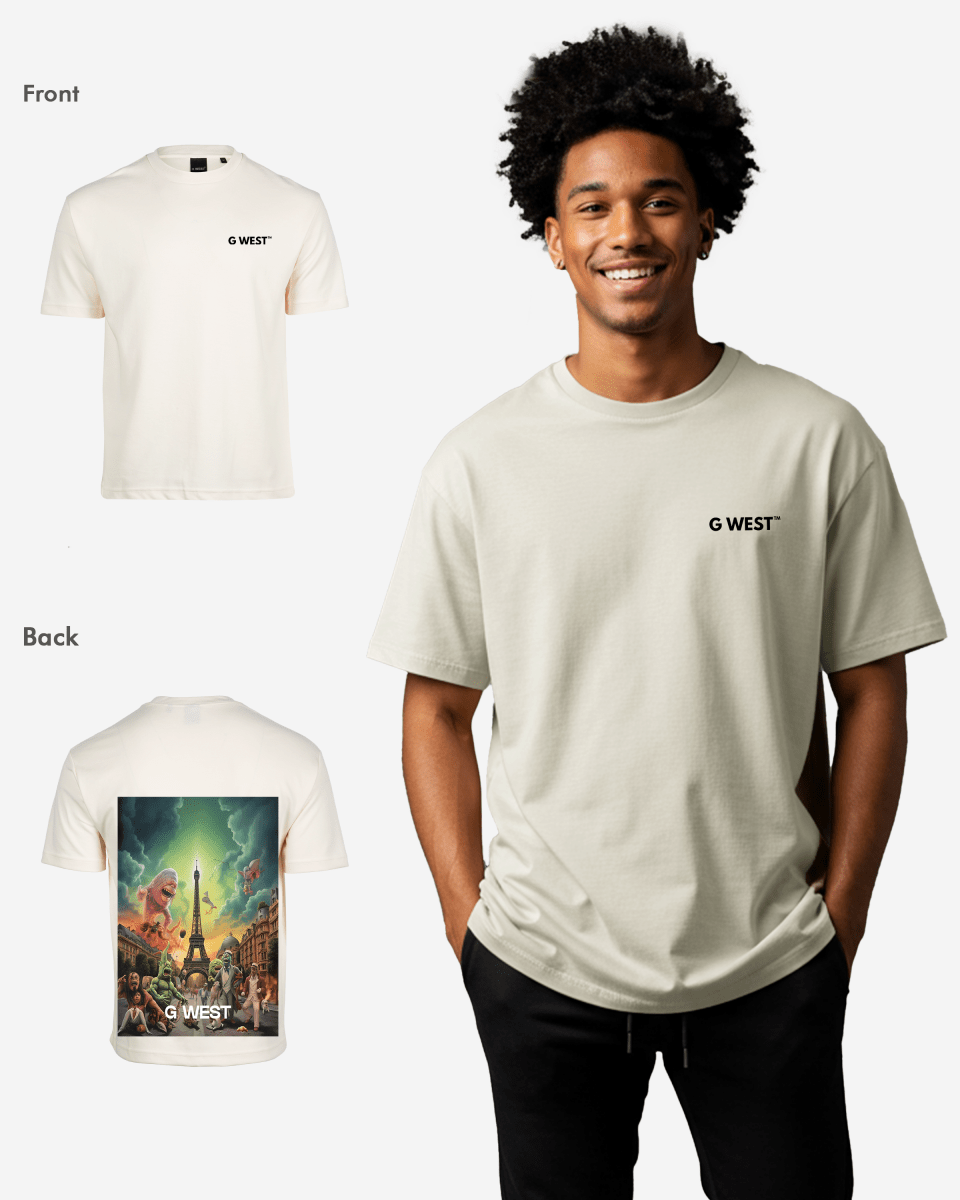 G West In Paris Oversized T-Shirt - 5 Colors - G West