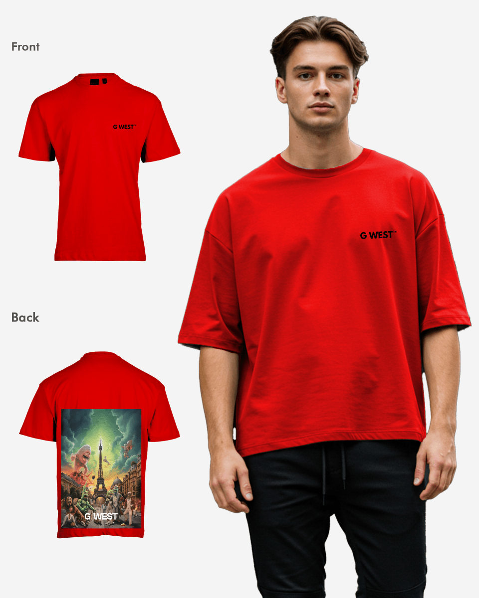 G West In Paris Oversized T-Shirt - 5 Colors - G West