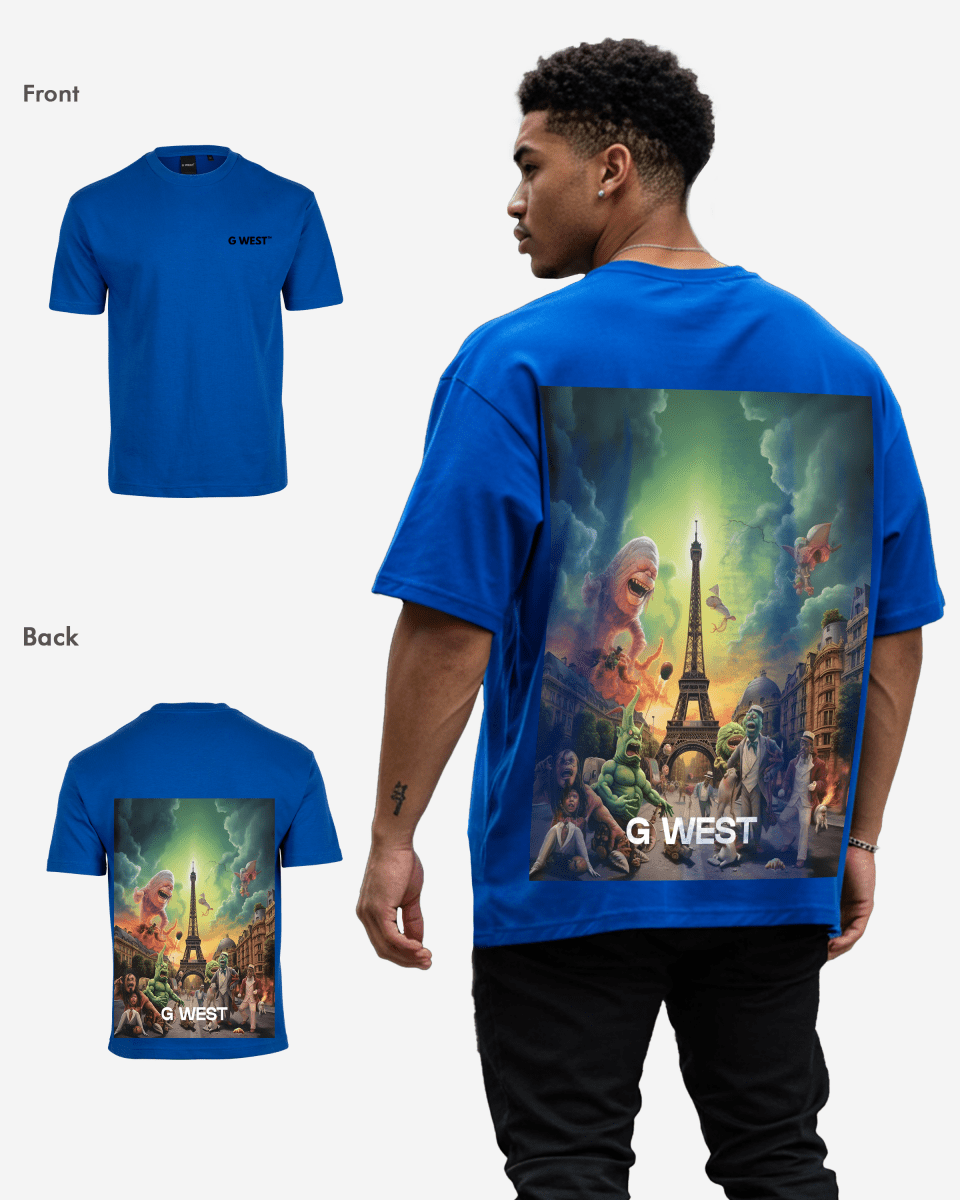 G West In Paris Oversized T-Shirt - 5 Colors - G West