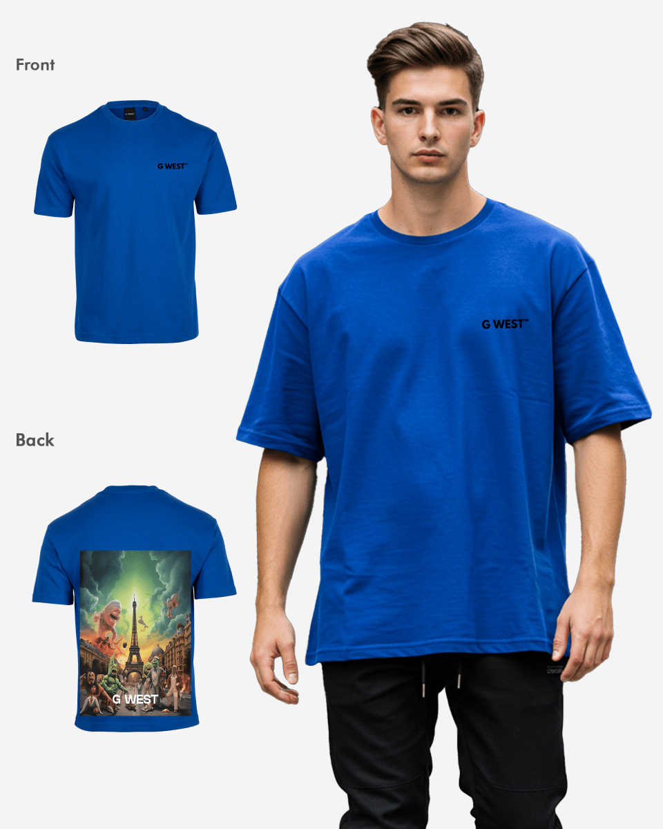 G West In Paris Oversized T-Shirt - 5 Colors - G West