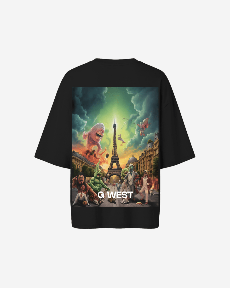 G West In Paris Oversized T-Shirt - WOMEN - G West